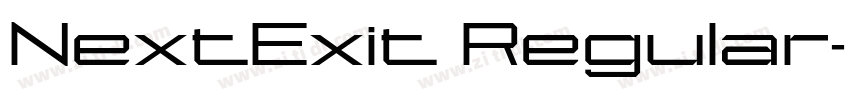 NextExit Regular字体转换